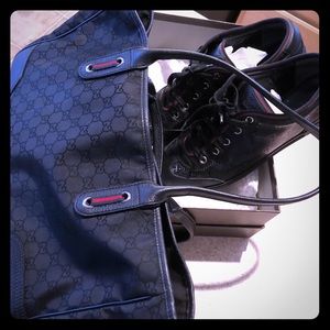 Gucci bag & Gucci sneakers sold together